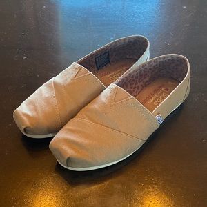 Bobs from Skechers, Taupe, Size 6